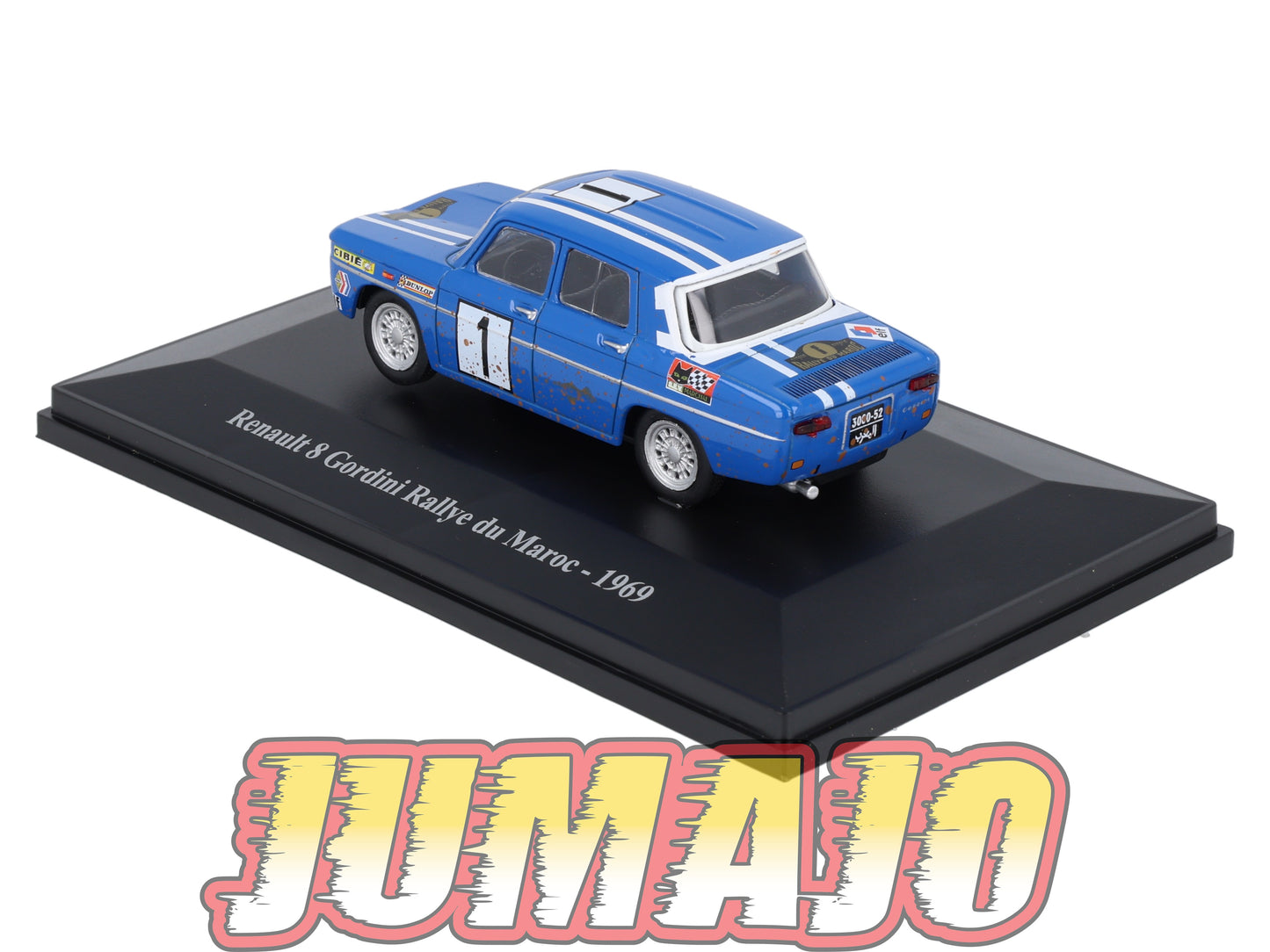 ALP74 Voiture 1/43 Eligor RENAULT 8 Gordini Rallye du Maroc #1 1969