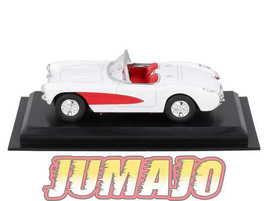 AME14 VOITURE 1/43 AMERCOM : Chevrolet Corvette C1 - 1957 Blister abimé