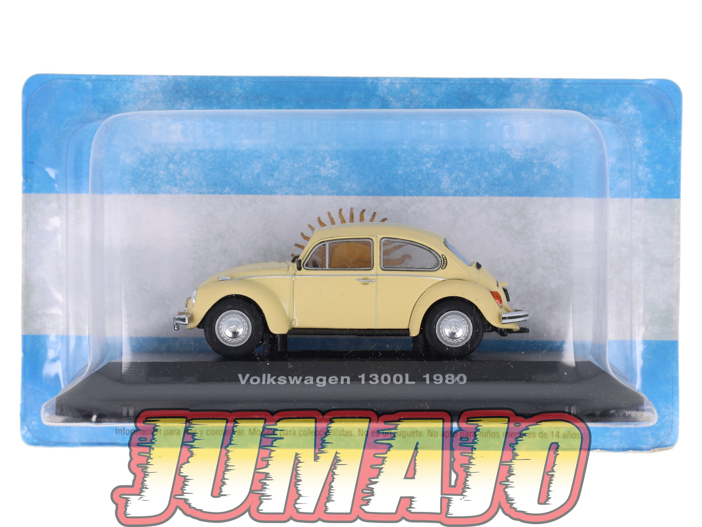 ARG28 Voiture 1/43 SALVAT Autos Inolvidables : VOLKSWAGEN 1300L BEETLE 1980