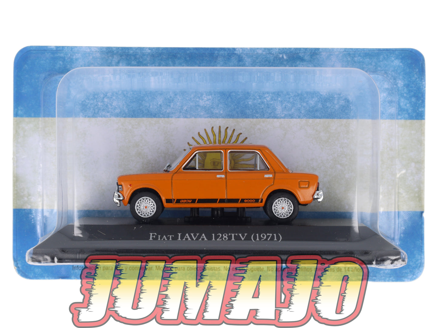 ARG36 Voiture 1/43 SALVAT Autos Inolvidables : FIAT 128 TV IAVA 1971