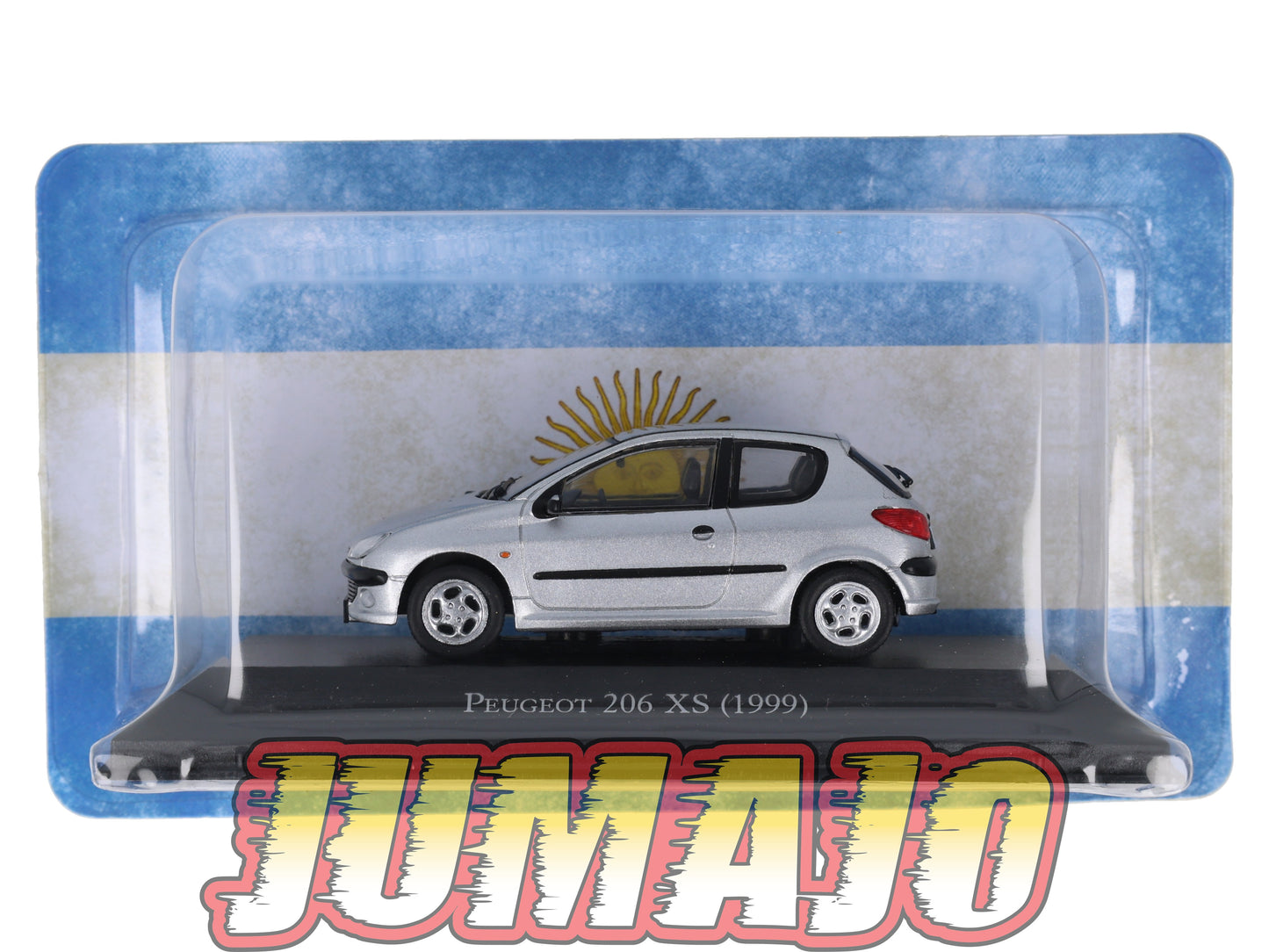 ARG60 Voiture 1/43 SALVAT Autos Inolvidables : PEUGEOT 206 XS 1999 3 Portes (Blister)