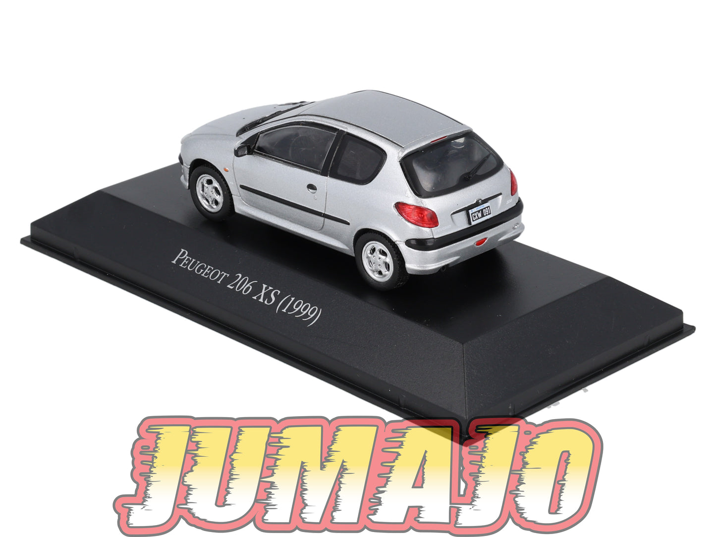ARG60 Voiture 1/43 SALVAT Autos Inolvidables : PEUGEOT 206 XS 1999 3 Portes (Blister)