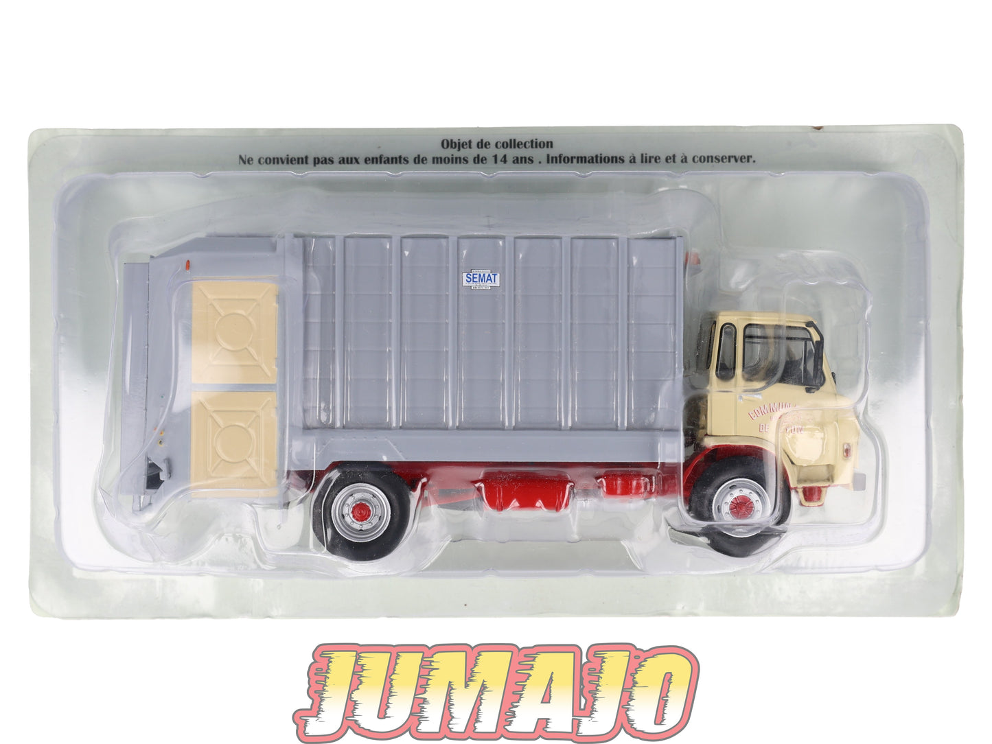 BER41 CAMIONS 1/43 Hachette IXO BERLIET GC 190 POUBELLE SEMAT