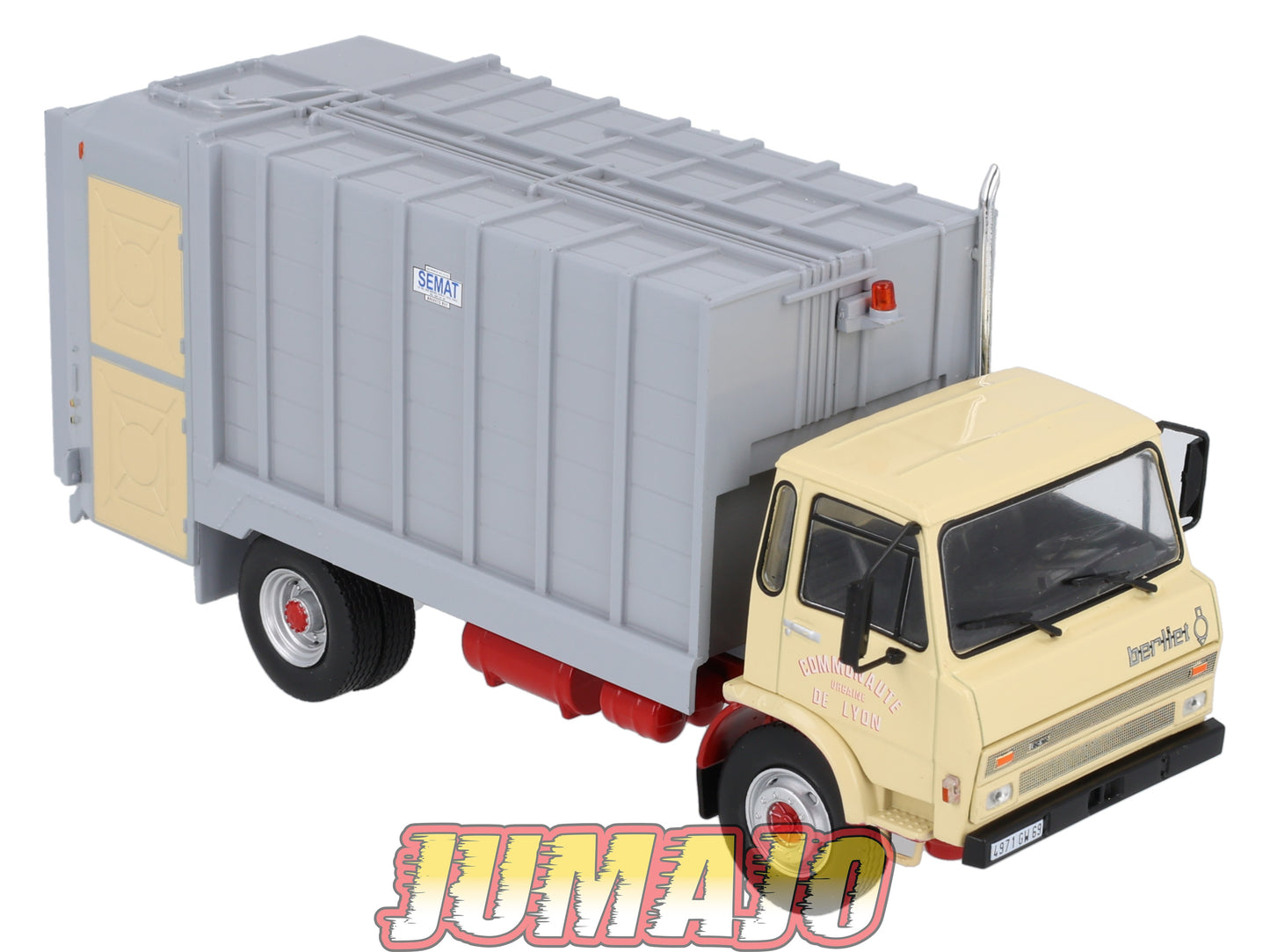 BER41 CAMIONS 1/43 Hachette IXO BERLIET GC 190 POUBELLE SEMAT