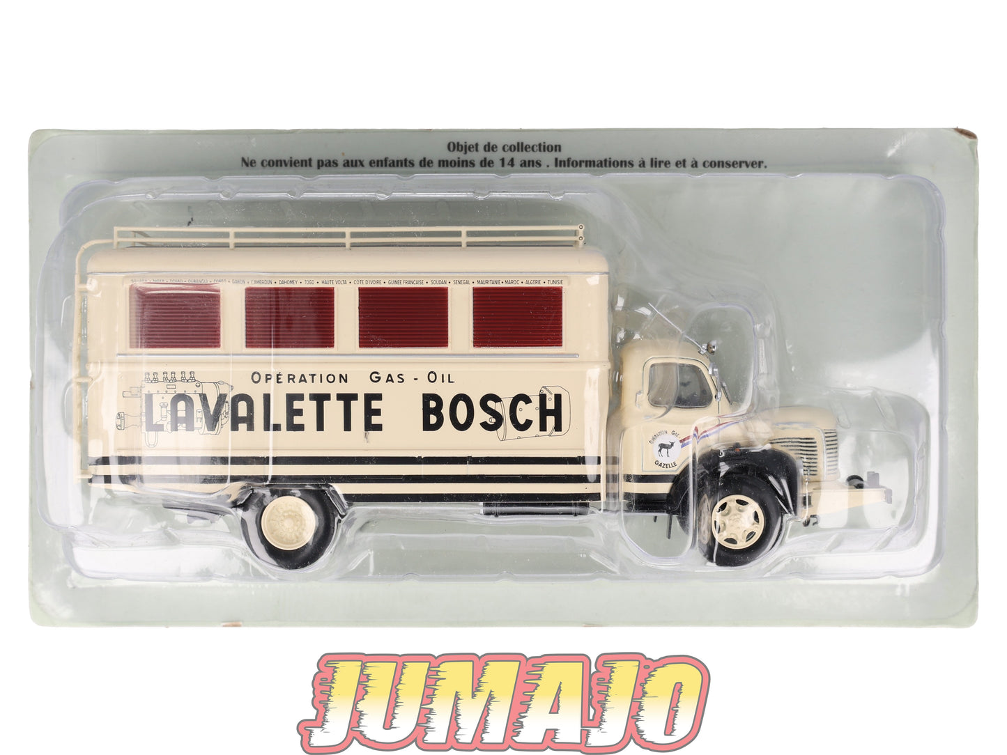 BER44 CAMIONS 1/43 Hachette IXO BERLIET GLC6 Operation Gas Oil Transport materiel