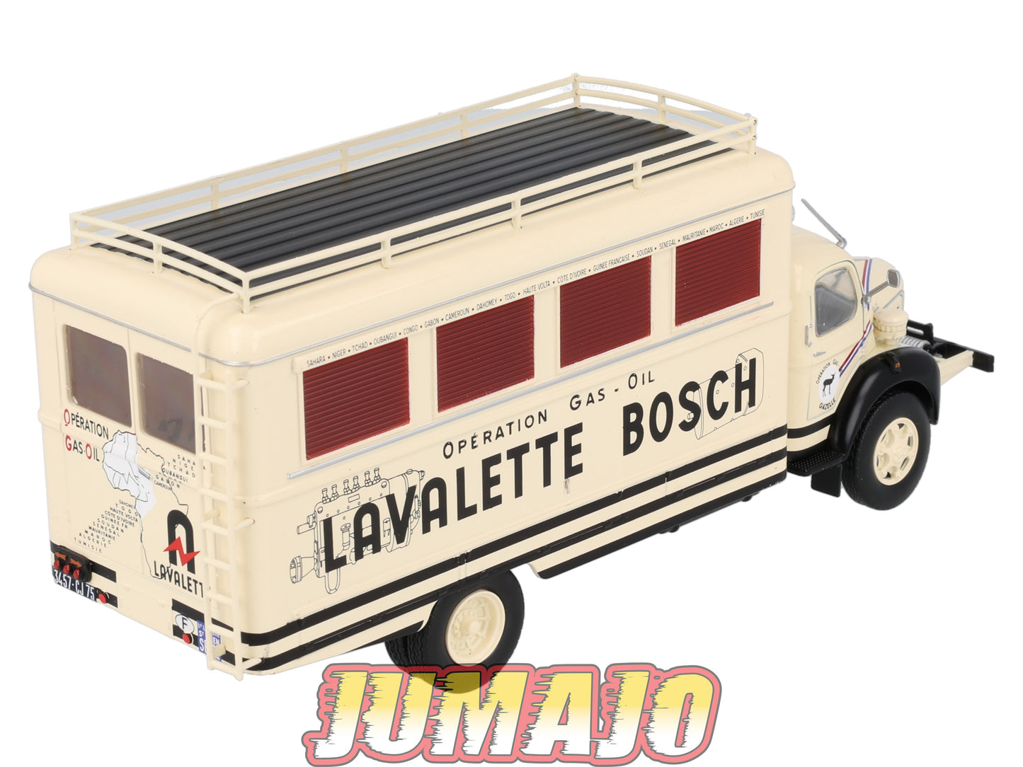 BER44 CAMIONS 1/43 Hachette IXO BERLIET GLC6 Operation Gas Oil Transport materiel