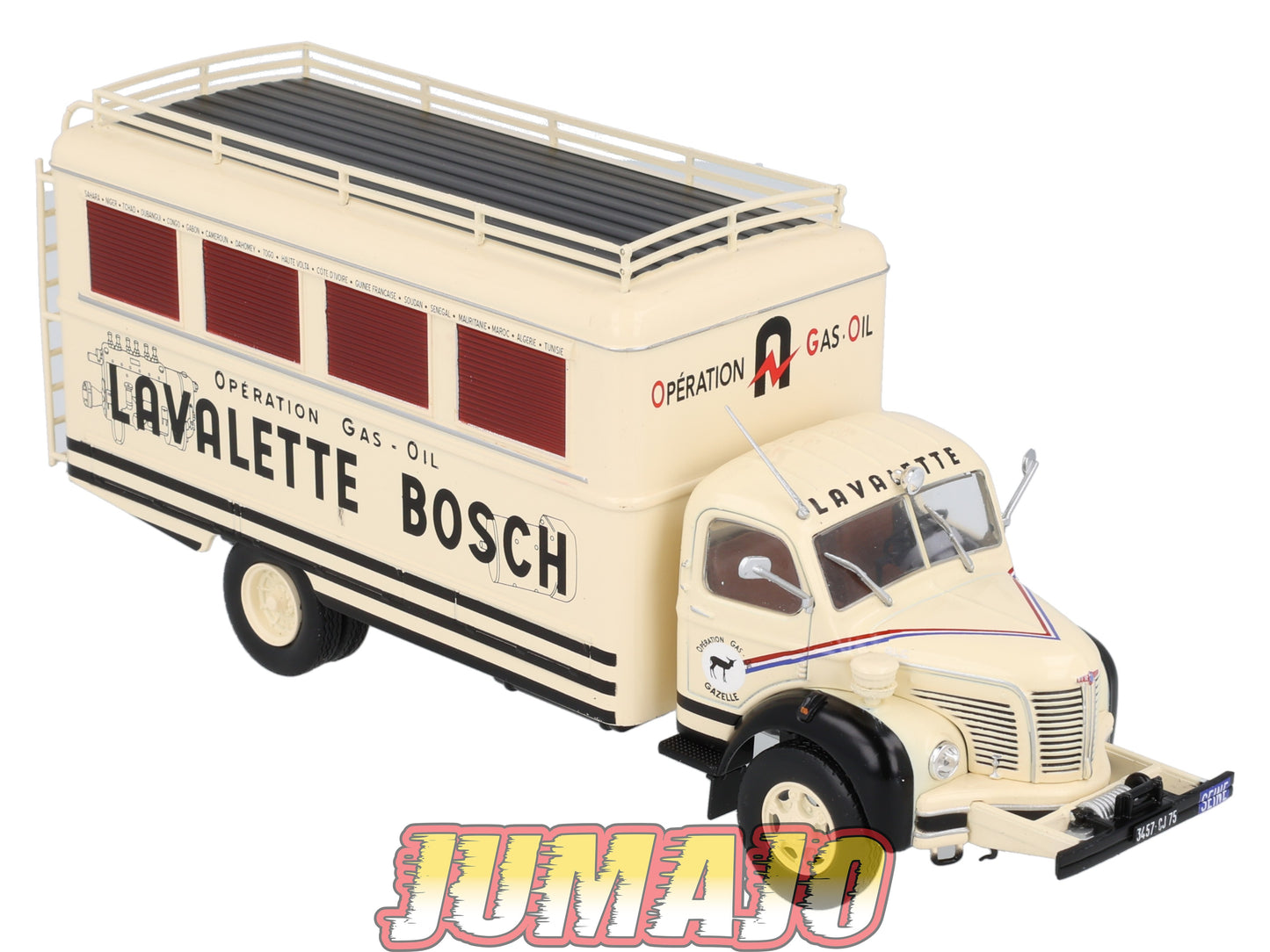 BER44 CAMIONS 1/43 Hachette IXO BERLIET GLC6 Operation Gas Oil Transport materiel