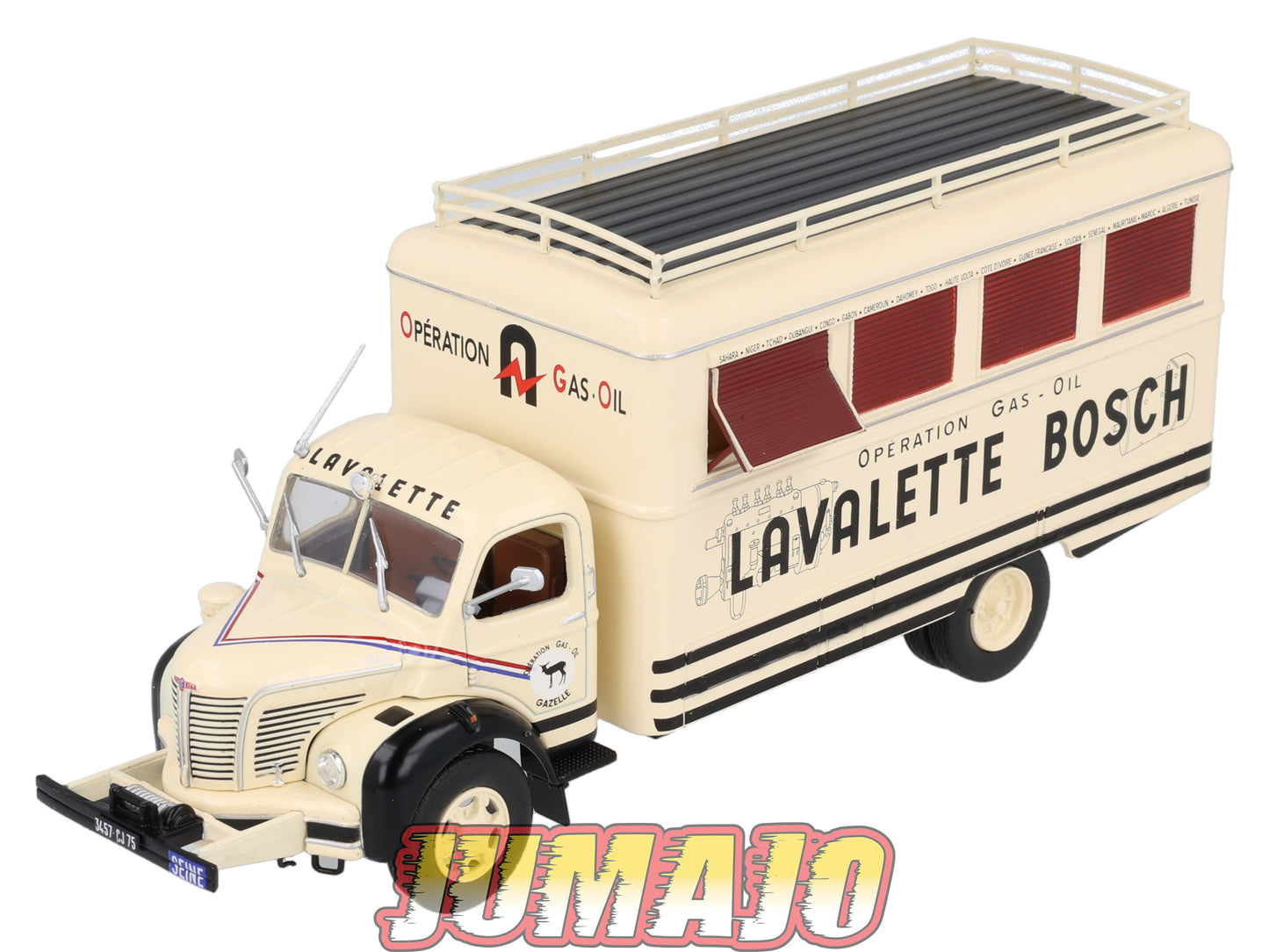BER44 CAMIONS 1/43 Hachette IXO BERLIET GLC6 Operation Gas Oil Transport materiel