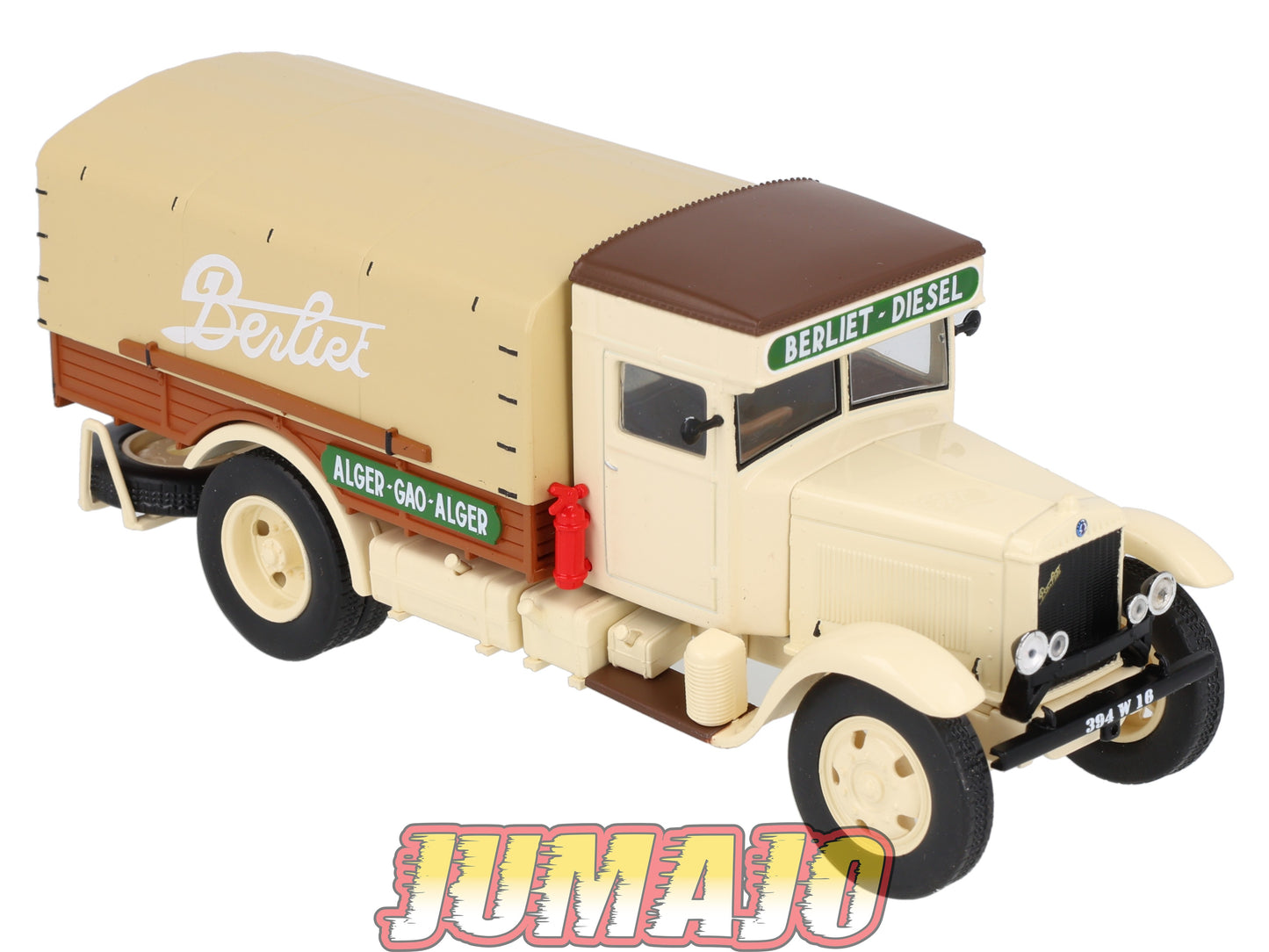 BER47 CAMIONS 1/43 Hachette IXO BERLIET GVL 28 Diesel ALGER-GAO-ALGER