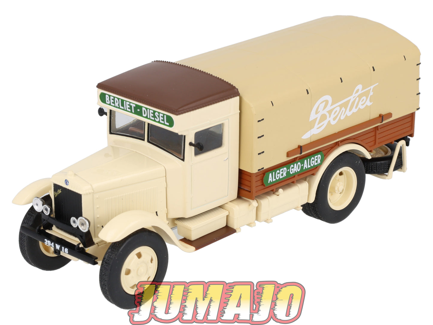 BER47 CAMIONS 1/43 Hachette IXO BERLIET GVL 28 Diesel ALGER-GAO-ALGER