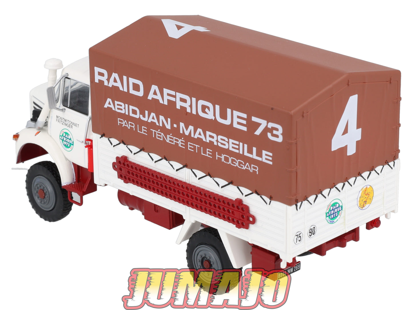 BER48 CAMIONS 1/43 Hachette IXO BERLIET L64 8R 4x4 Cabine M3 Raid Afrique