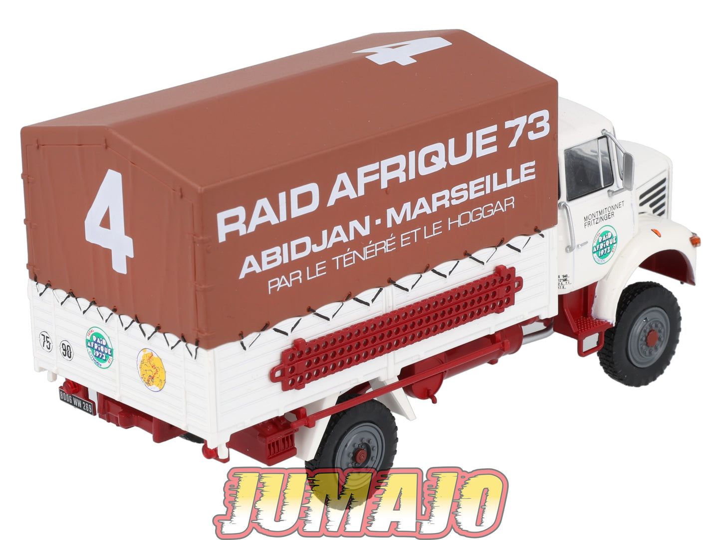 BER48 CAMIONS 1/43 Hachette IXO BERLIET L64 8R 4x4 Cabine M3 Raid Afrique