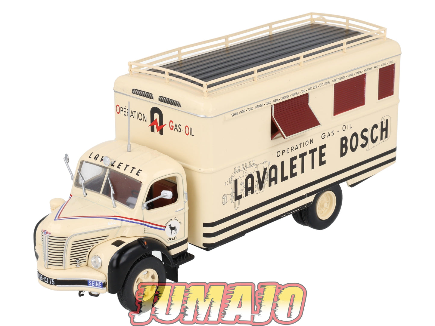 BER62 CAMIONS 1/43 Hachette IXO BERLIET GLC6 2e version Opération Gas-oil