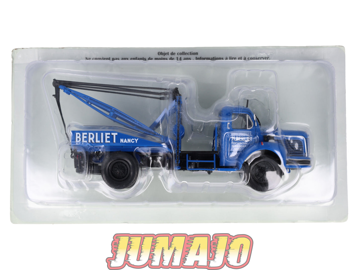 BER67 CAMIONS 1/43 Hachette IXO BERLIET GLM 10A Depanneuse