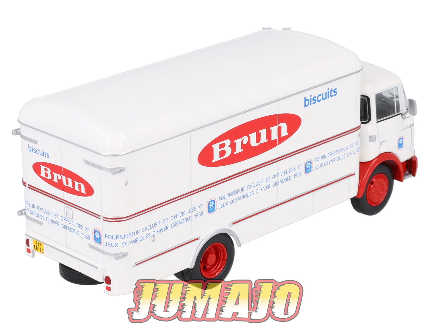 BER68 CAMIONS 1/43 Hachette IXO BERLIET GAK Fourgon Biscuits bruns