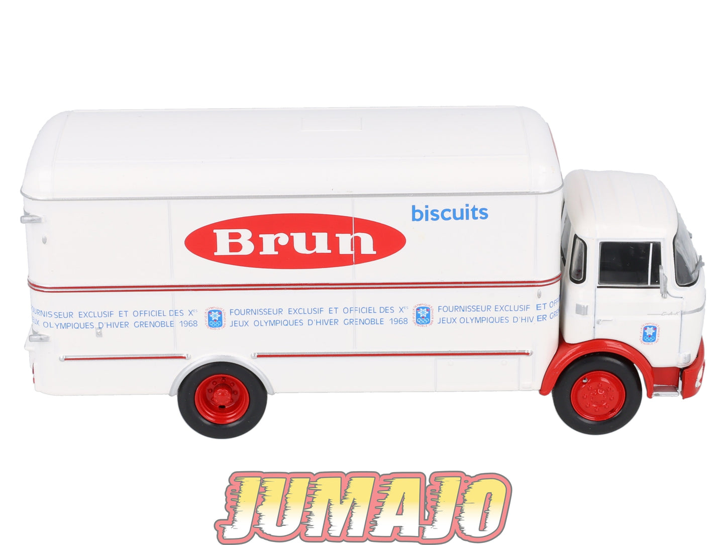 BER68 CAMIONS 1/43 Hachette IXO BERLIET GAK Fourgon Biscuits bruns