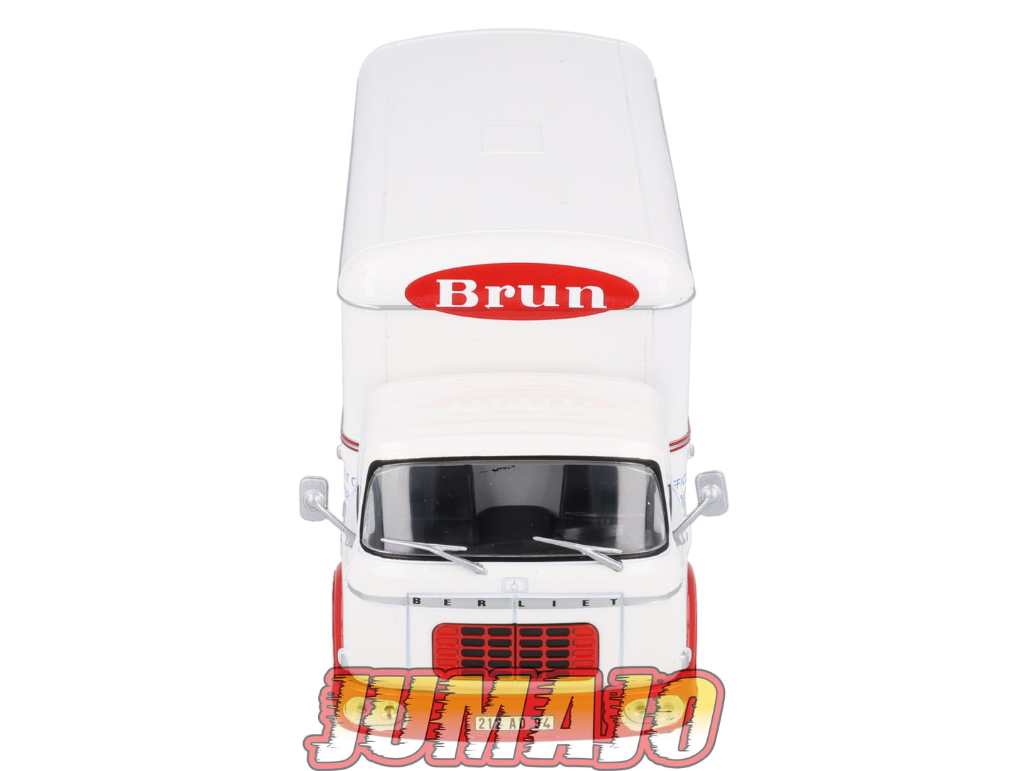 BER68 CAMIONS 1/43 Hachette IXO BERLIET GAK Fourgon Biscuits bruns