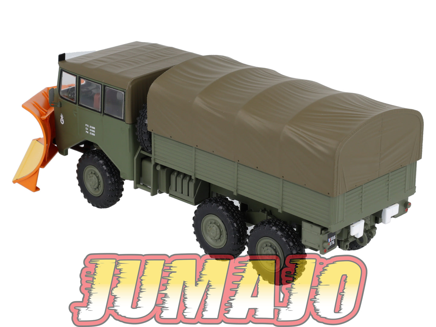 BER69 CAMIONS 1/43 Hachette IXO BERLIET GBU 15 militaire Chasse-neige