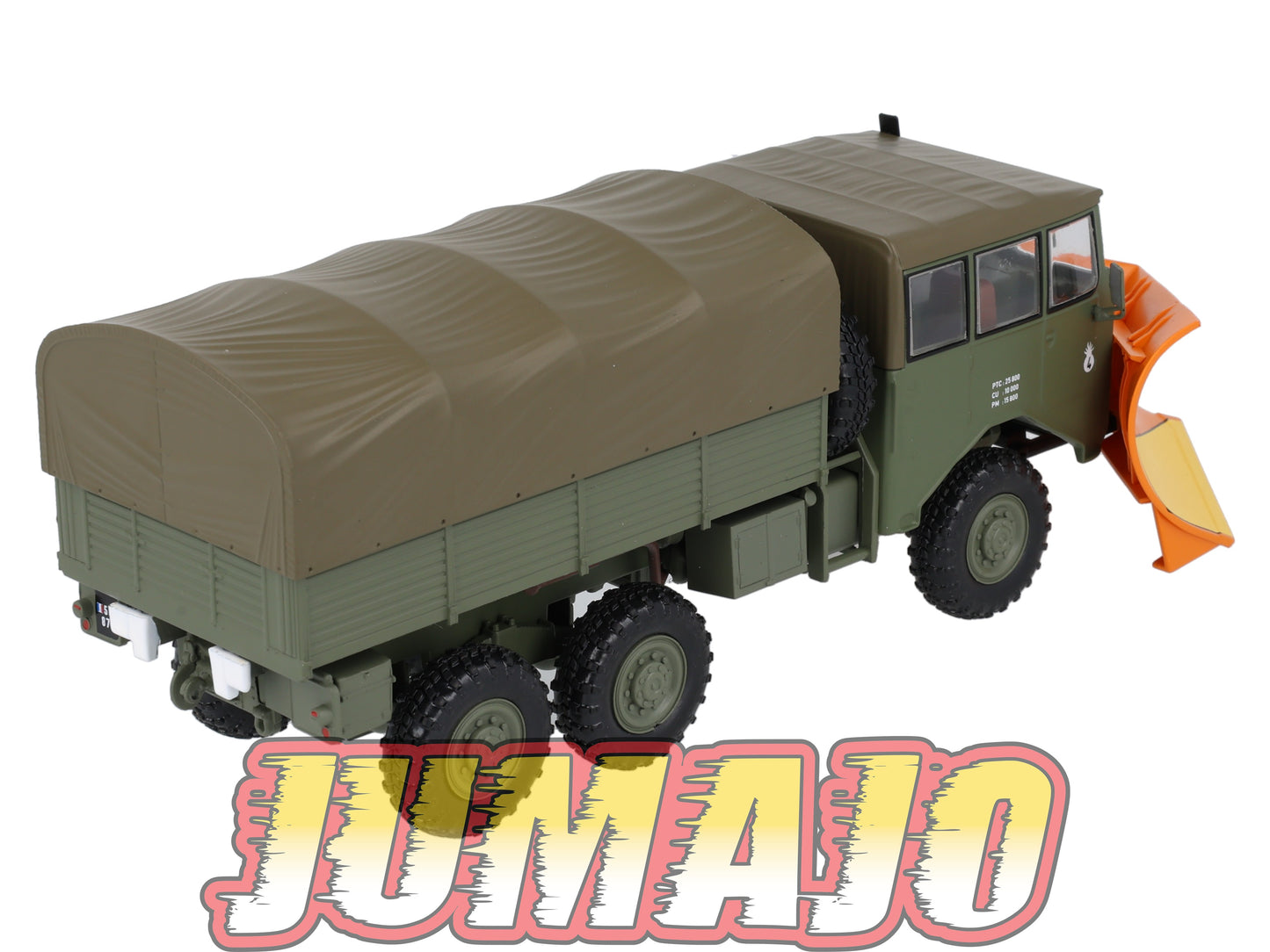 BER69 CAMIONS 1/43 Hachette IXO BERLIET GBU 15 militaire Chasse-neige