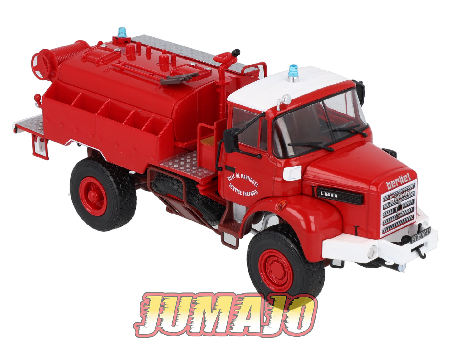 BER70 CAMIONS 1/43 Hachette IXO BERLIET L 64 CCFL Pompier Bouches-du-Rhône