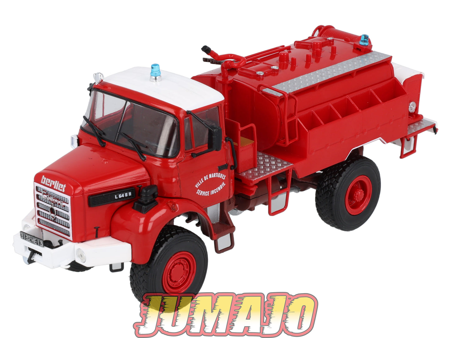 BER70 CAMIONS 1/43 Hachette IXO BERLIET L 64 CCFL Pompier Bouches-du-Rhône