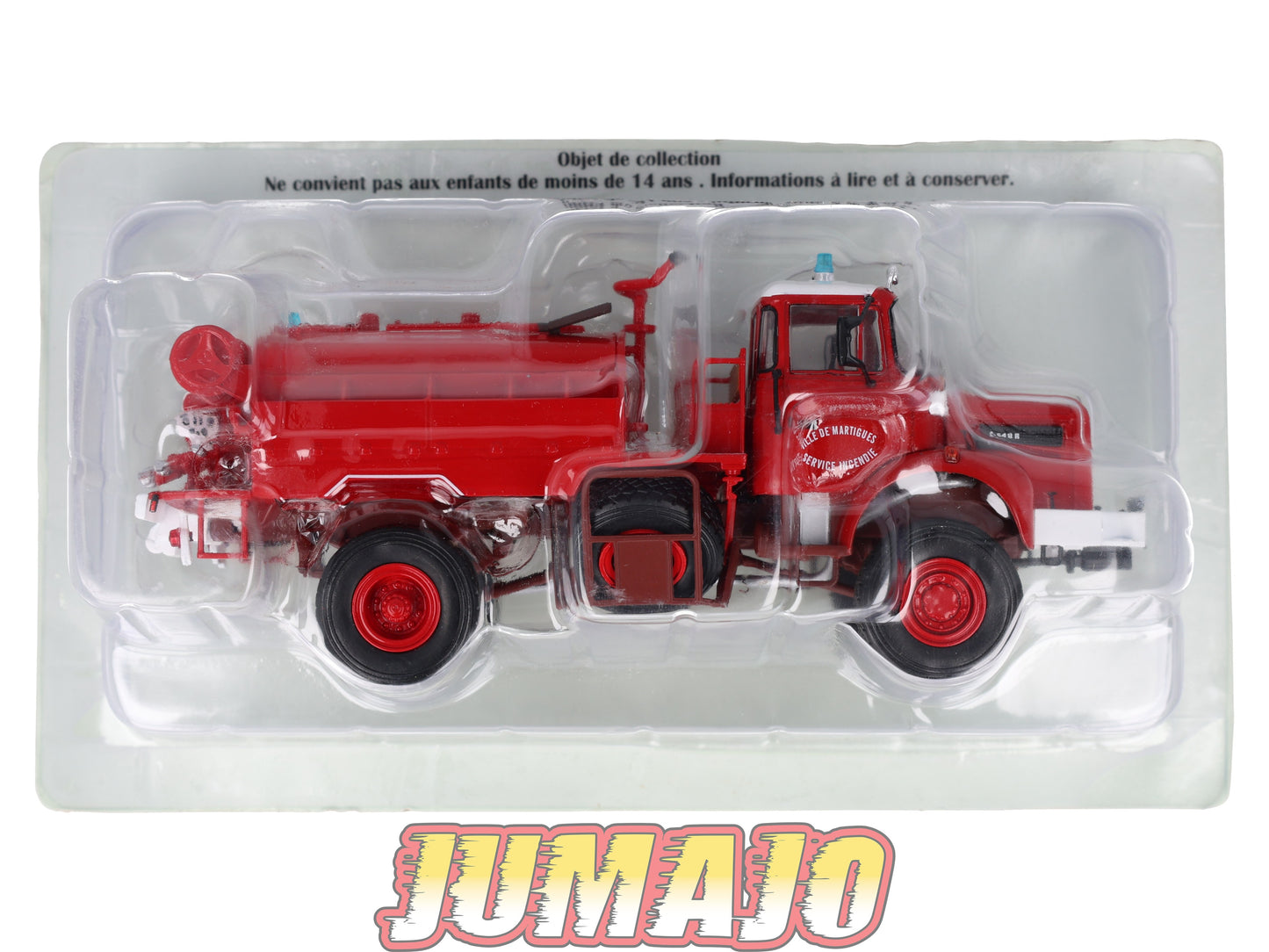 BER70 CAMIONS 1/43 Hachette IXO BERLIET L 64 CCFL Pompier Bouches-du-Rhône