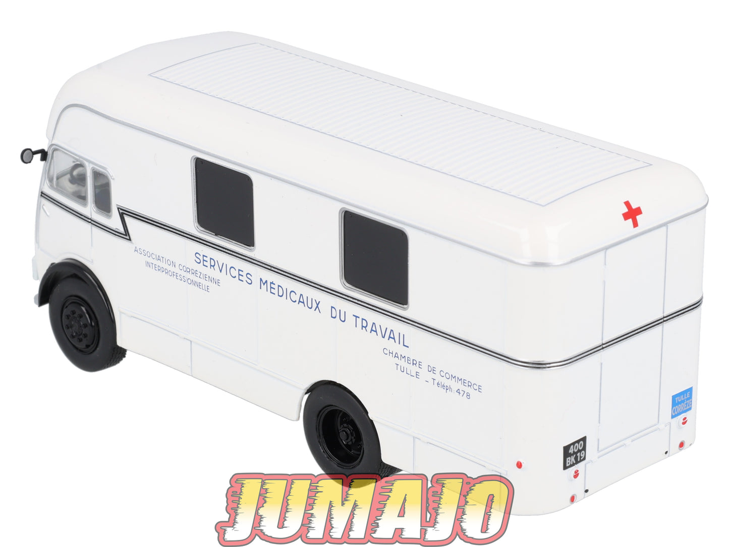 BER71 CAMIONS 1/43 Hachette IXO BERLIET GLA 5R Fourgon intégral Croix rouge