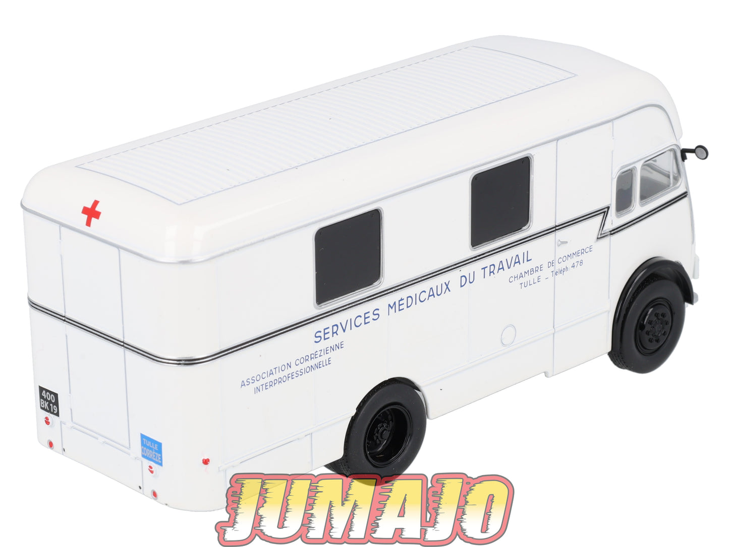 BER71 CAMIONS 1/43 Hachette IXO BERLIET GLA 5R Fourgon intégral Croix rouge