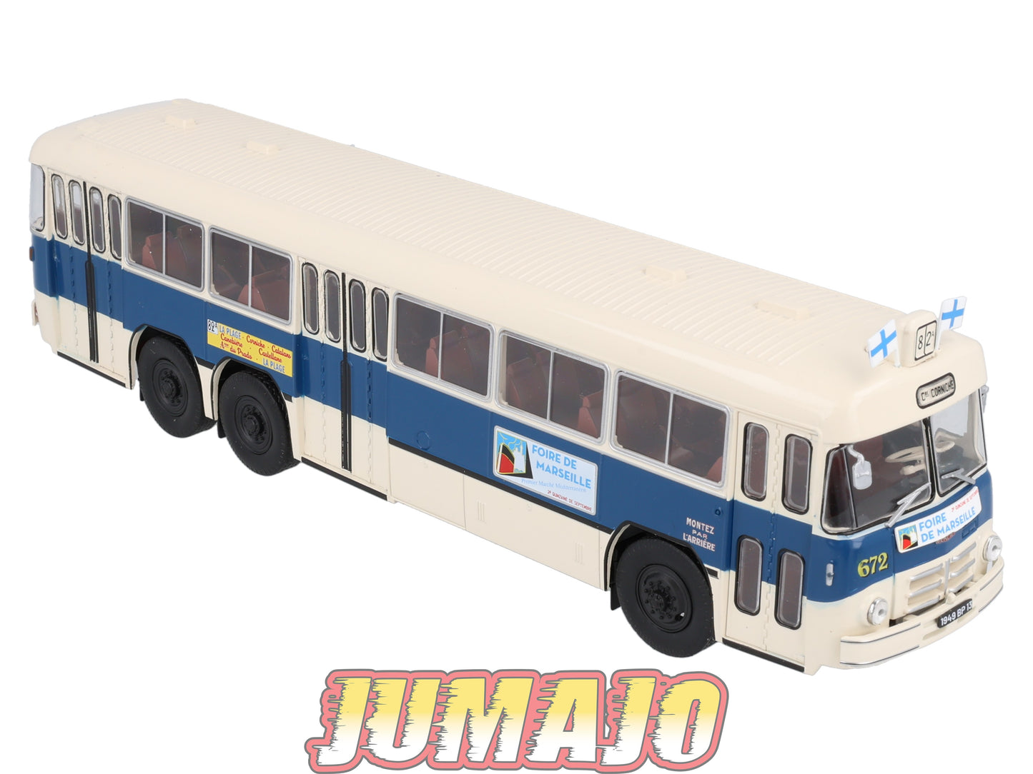 BER73 CAMIONS 1/43 Hachette IXO BERLIET Autocar PBR Marseille