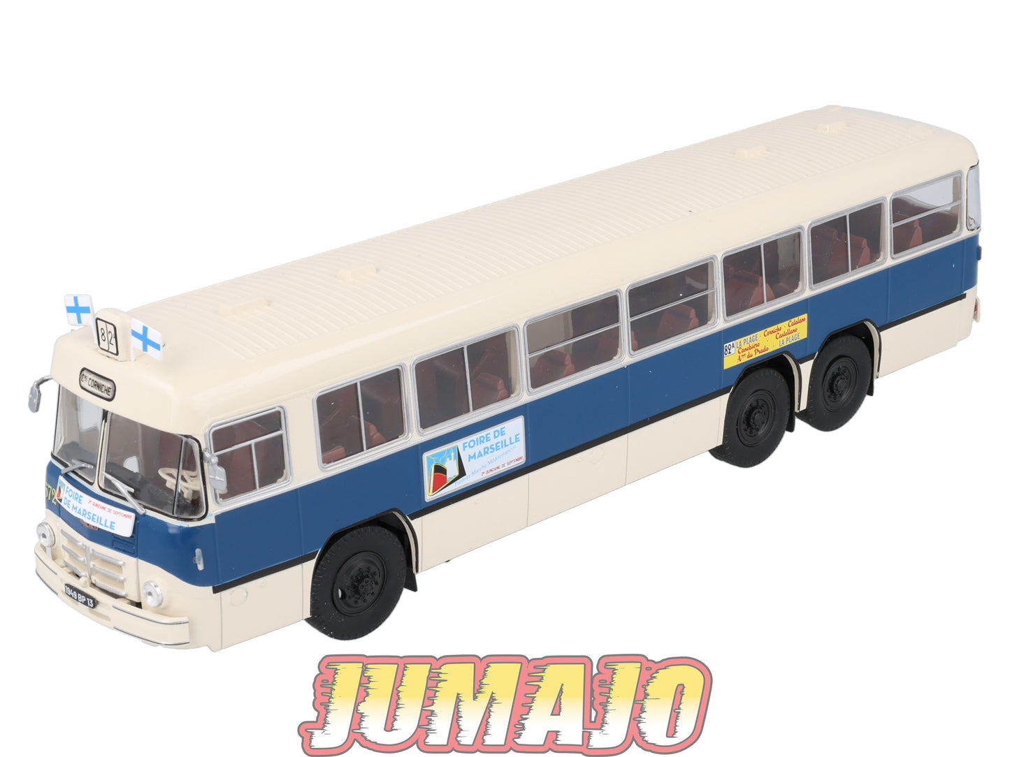 BER73 CAMIONS 1/43 Hachette IXO BERLIET Autocar PBR Marseille