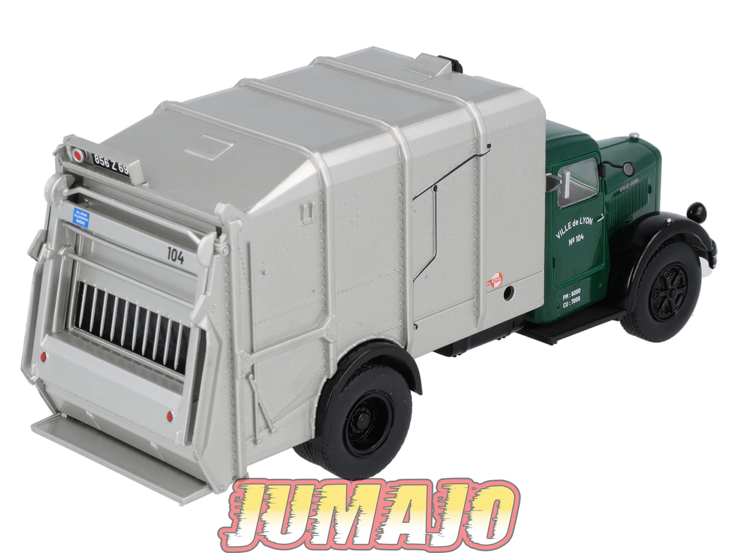 BER78 CAMIONS 1/43 Hachette IXO BERLIET GDR 7W Camion de poubelle