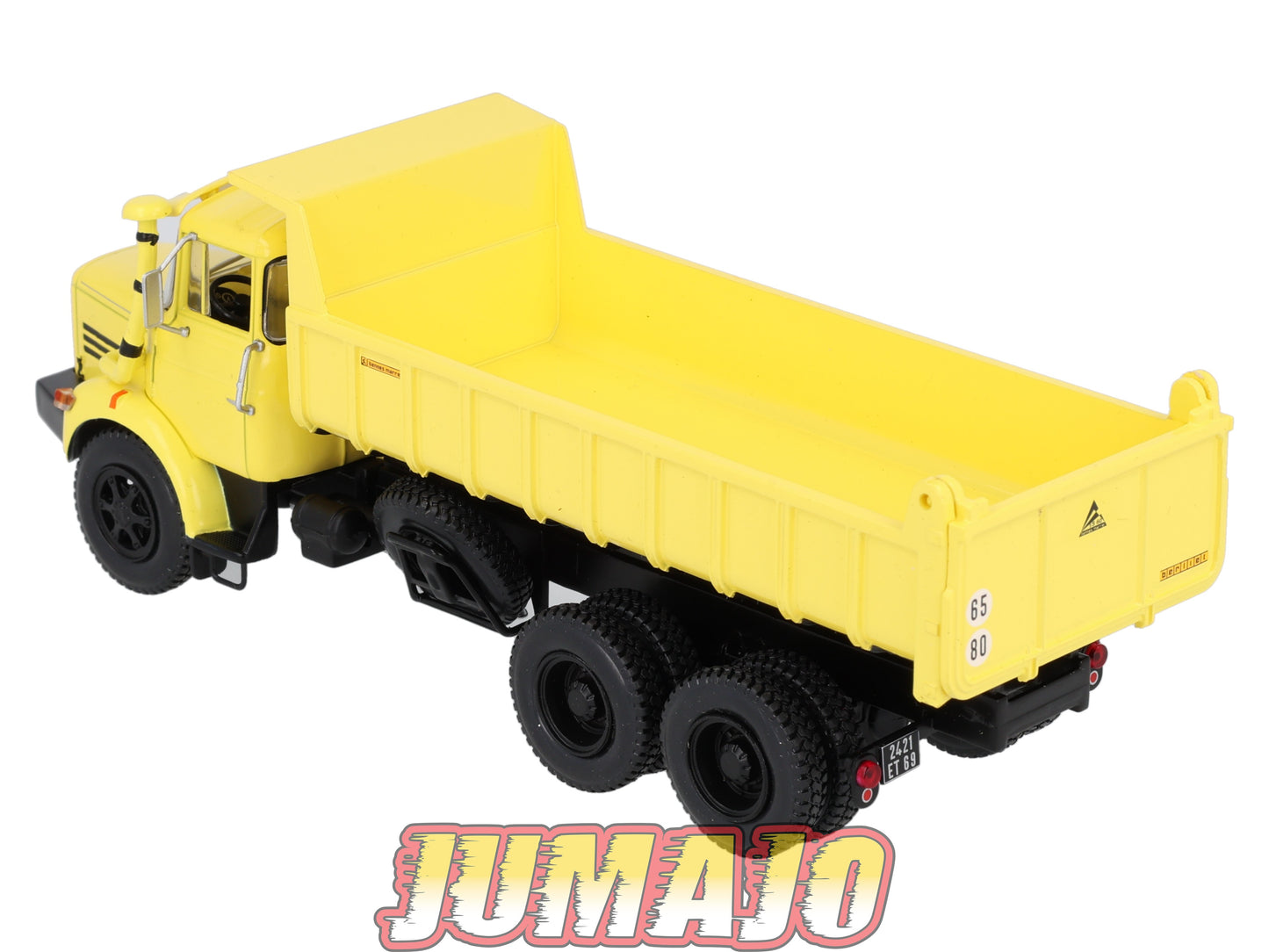 BER80 CAMIONS 1/43 Hachette IXO BERLIET GBH12 6x4 Benne