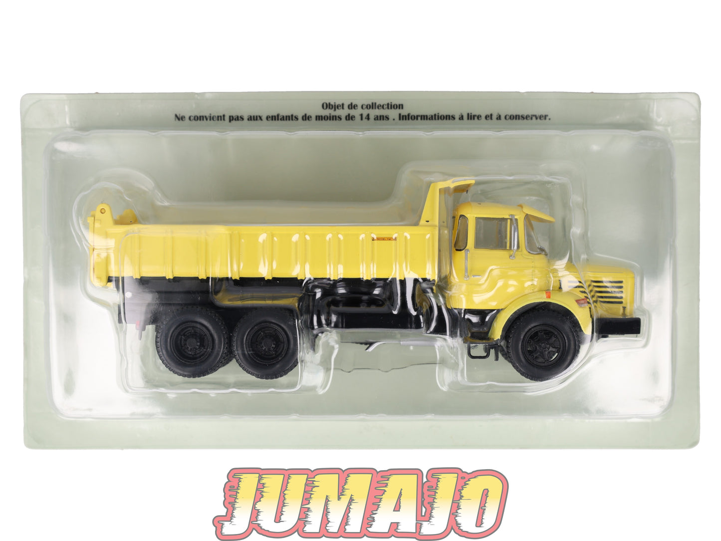 BER80 CAMIONS 1/43 Hachette IXO BERLIET GBH12 6x4 Benne
