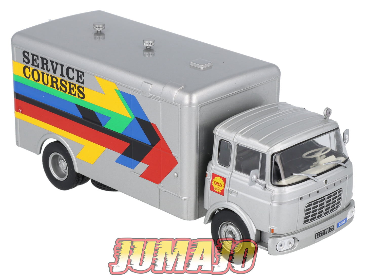 BER82 CAMIONS 1/43 Hachette IXO BERLIET GBK Fourgon atelier Shell Le Mans