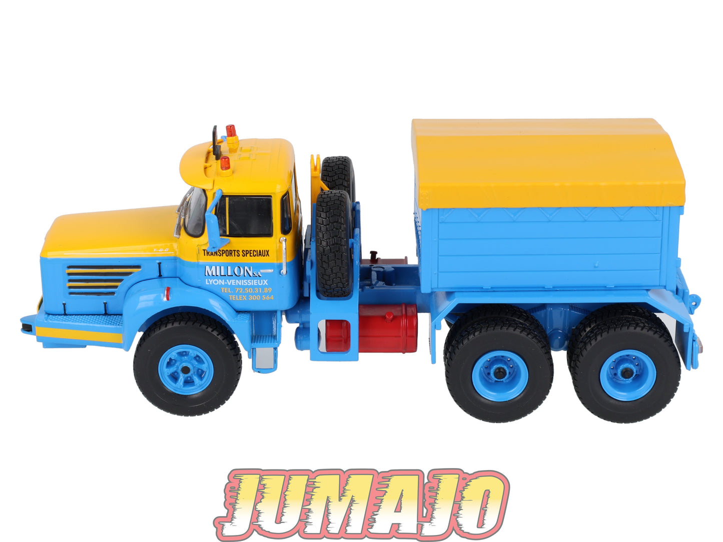 BER84 CAMIONS 1/43 Hachette IXO BERLIET TBO M3 Pousseur Millon