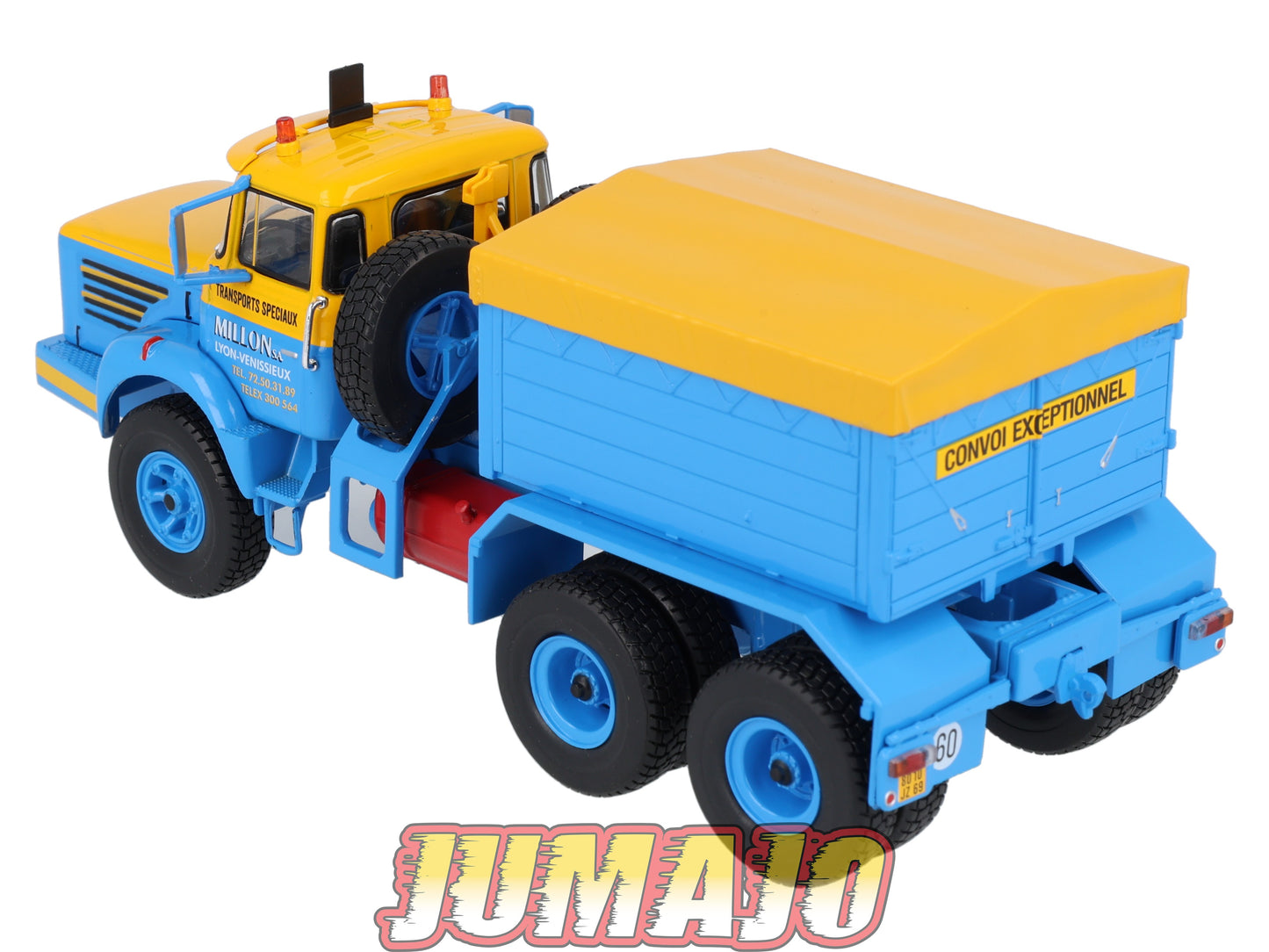 BER84 CAMIONS 1/43 Hachette IXO BERLIET TBO M3 Pousseur Millon