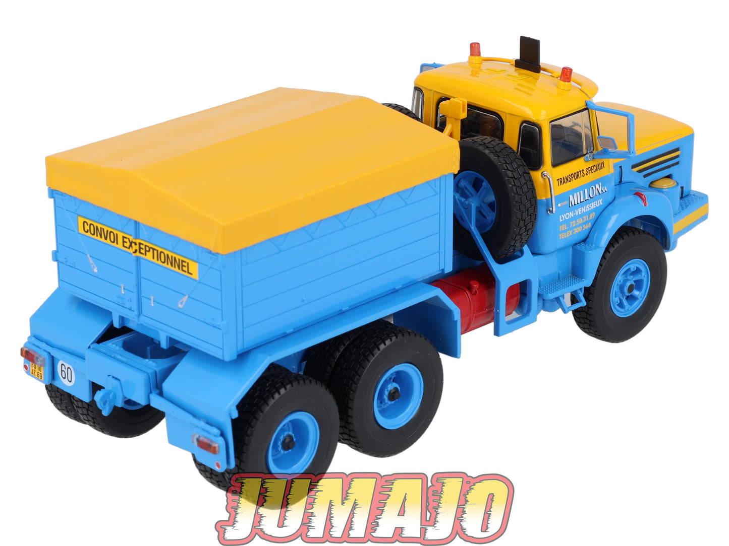 BER84 CAMIONS 1/43 Hachette IXO BERLIET TBO M3 Pousseur Millon