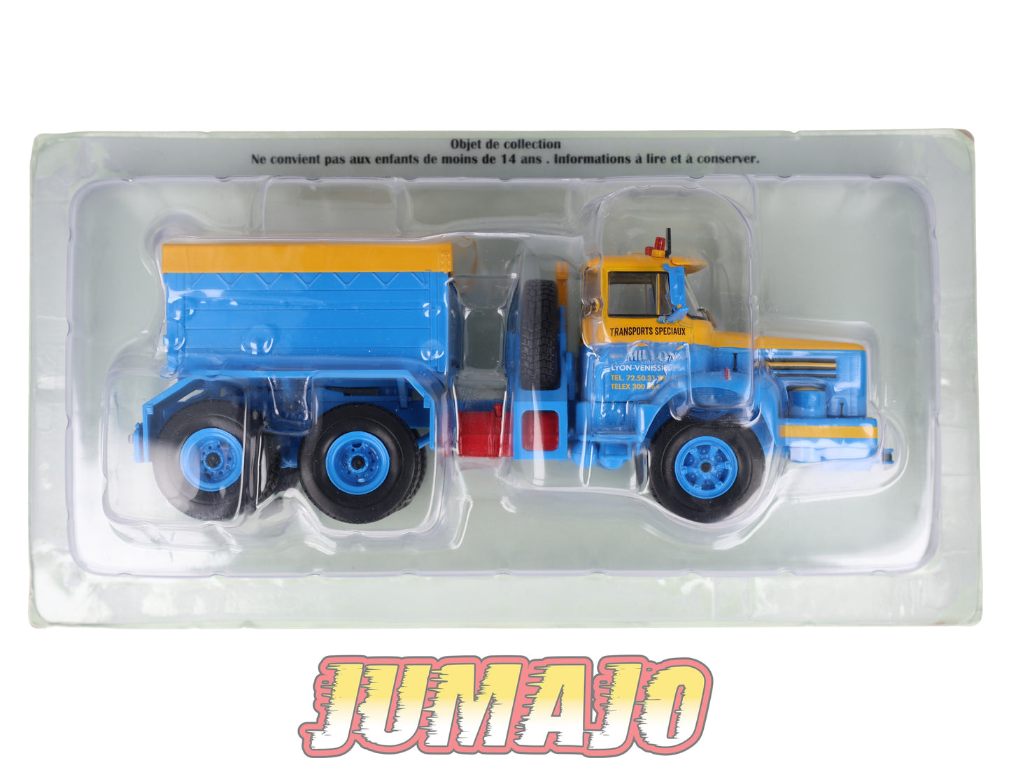 BER84 CAMIONS 1/43 Hachette IXO BERLIET TBO M3 Pousseur Millon