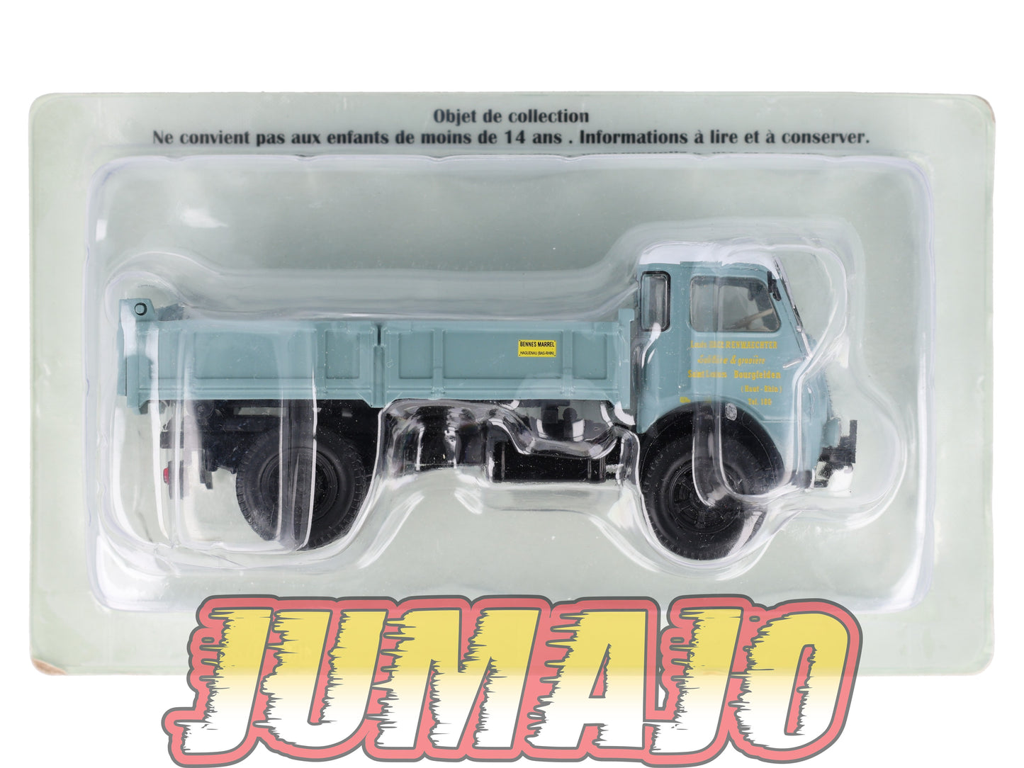 BER85 CAMIONS 1/43 Hachette IXO BERLIET GLB 19 4x4 benne