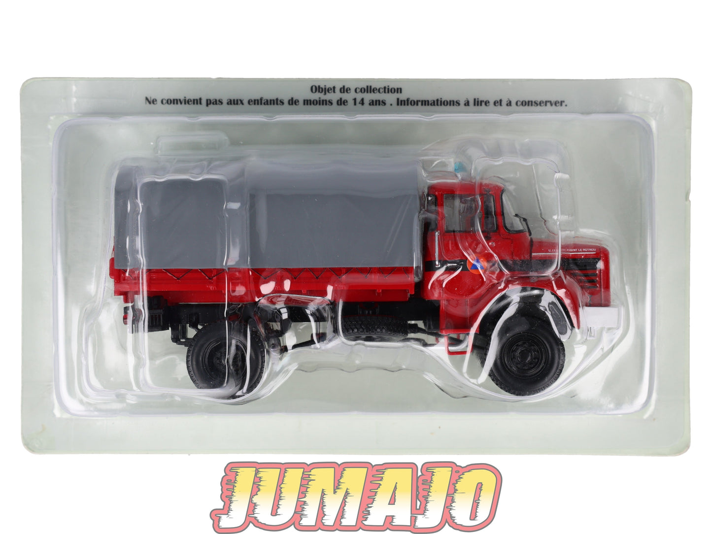 BER87 CAMIONS 1/43 Hachette IXO BERLIET L 64 4x4 Bache securite civile