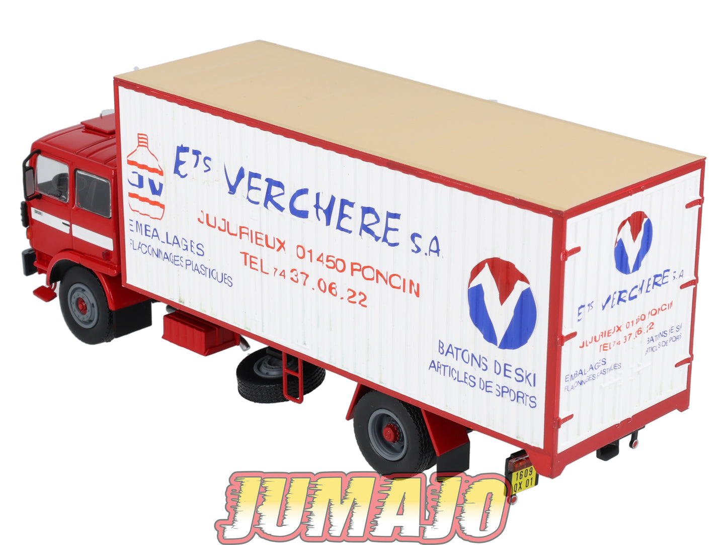 BER88 CAMIONS 1/43 Hachette IXO BERLIET GR 231 Container Verchere