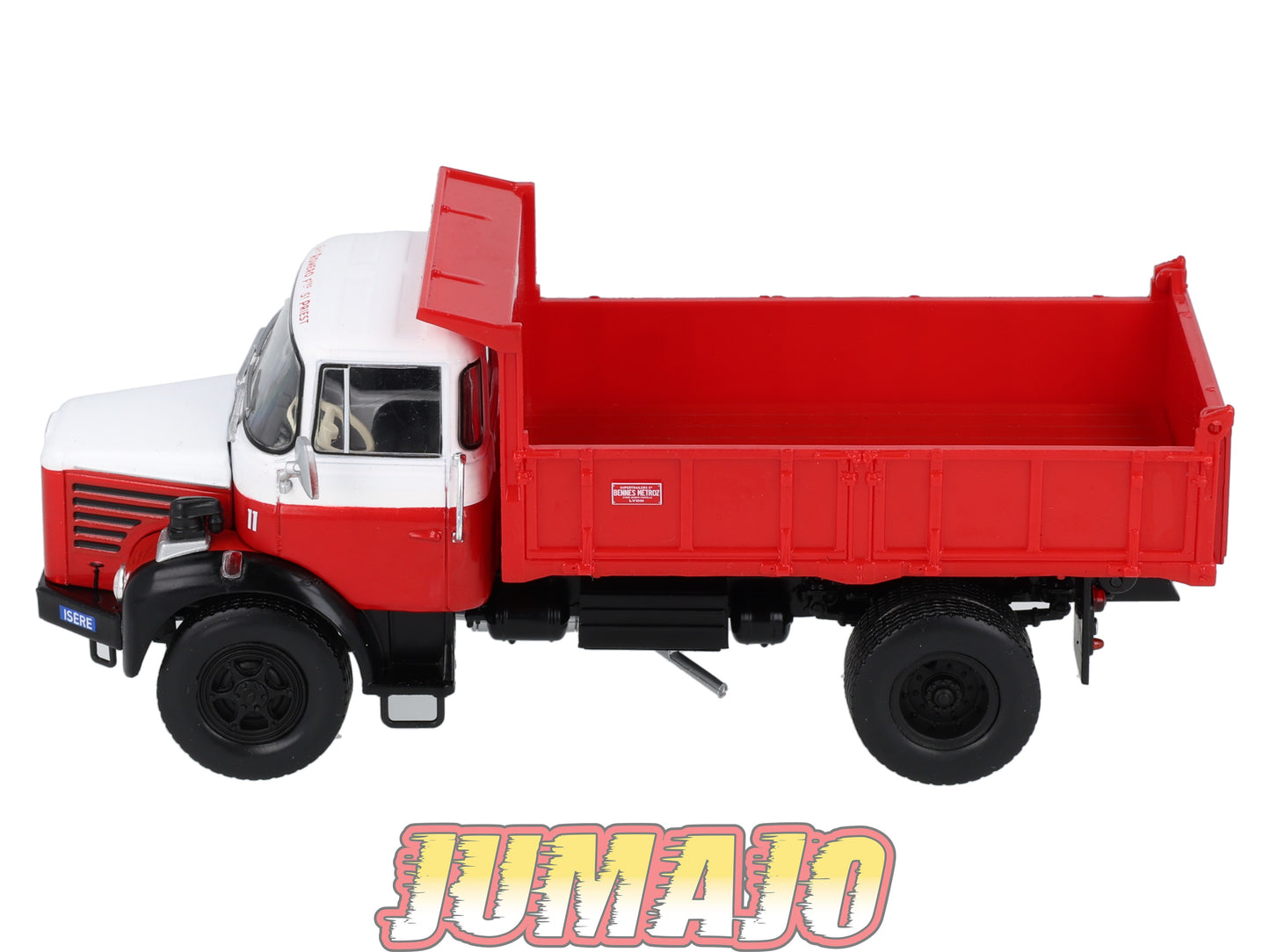 BER89 CAMIONS 1/43 Hachette IXO BERLIET GLR 8 M3 Benne entrepreneur