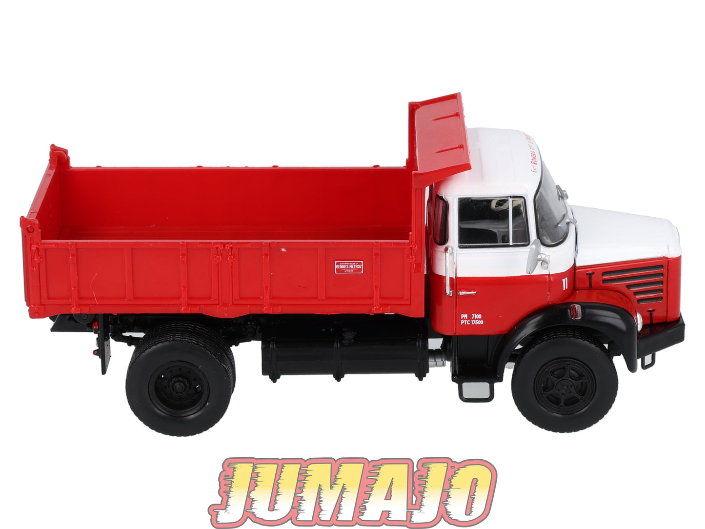 BER89 CAMIONS 1/43 Hachette IXO BERLIET GLR 8 M3 Benne entrepreneur