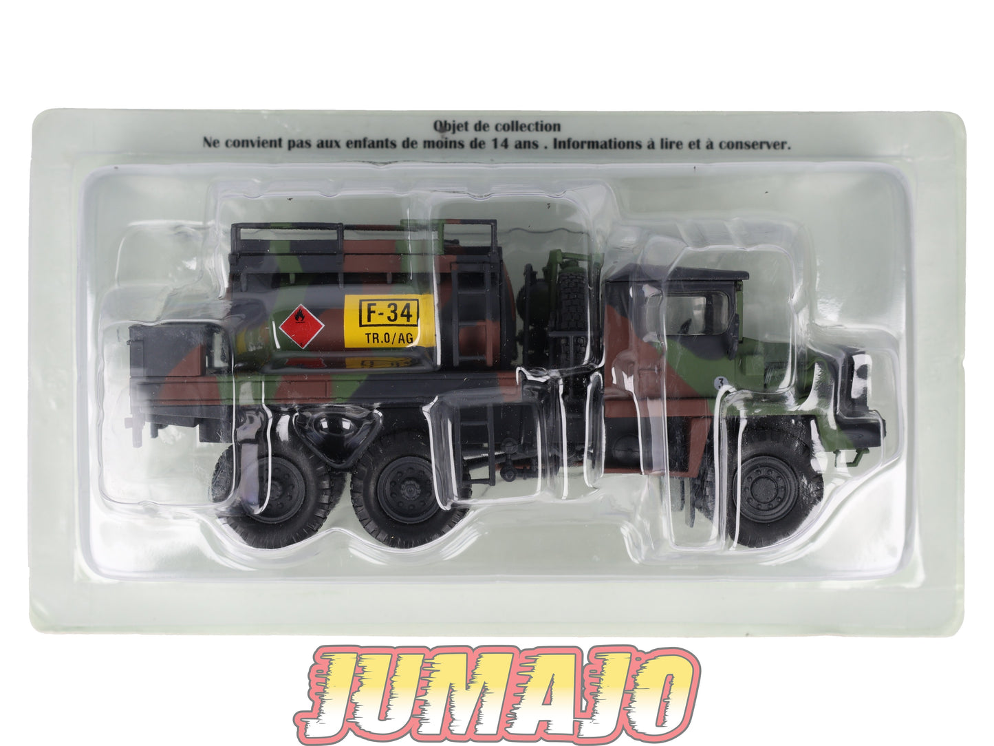 BER90 CAMIONS 1/43 Hachette IXO BERLIET GBC 8 KT Citerne militaire