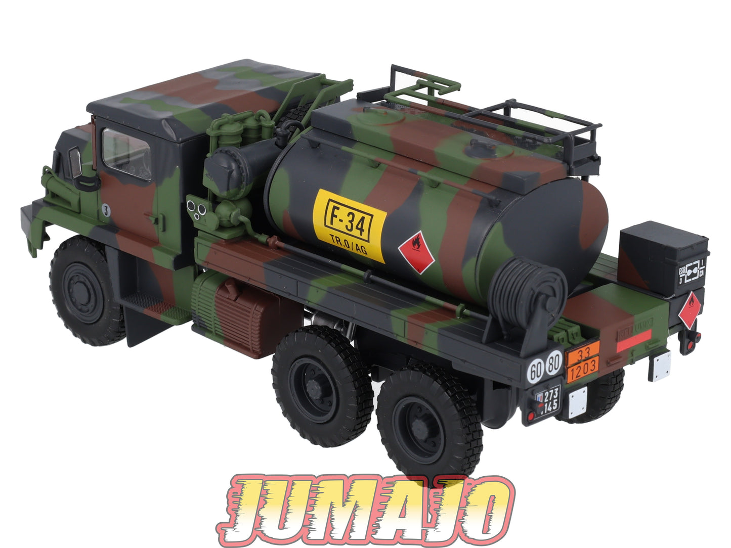 BER90 CAMIONS 1/43 Hachette IXO BERLIET GBC 8 KT Citerne militaire