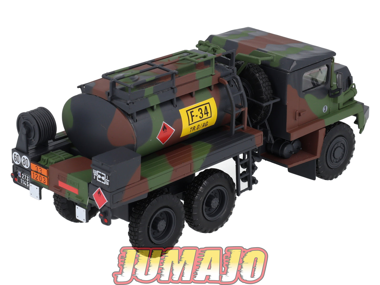 BER90 CAMIONS 1/43 Hachette IXO BERLIET GBC 8 KT Citerne militaire