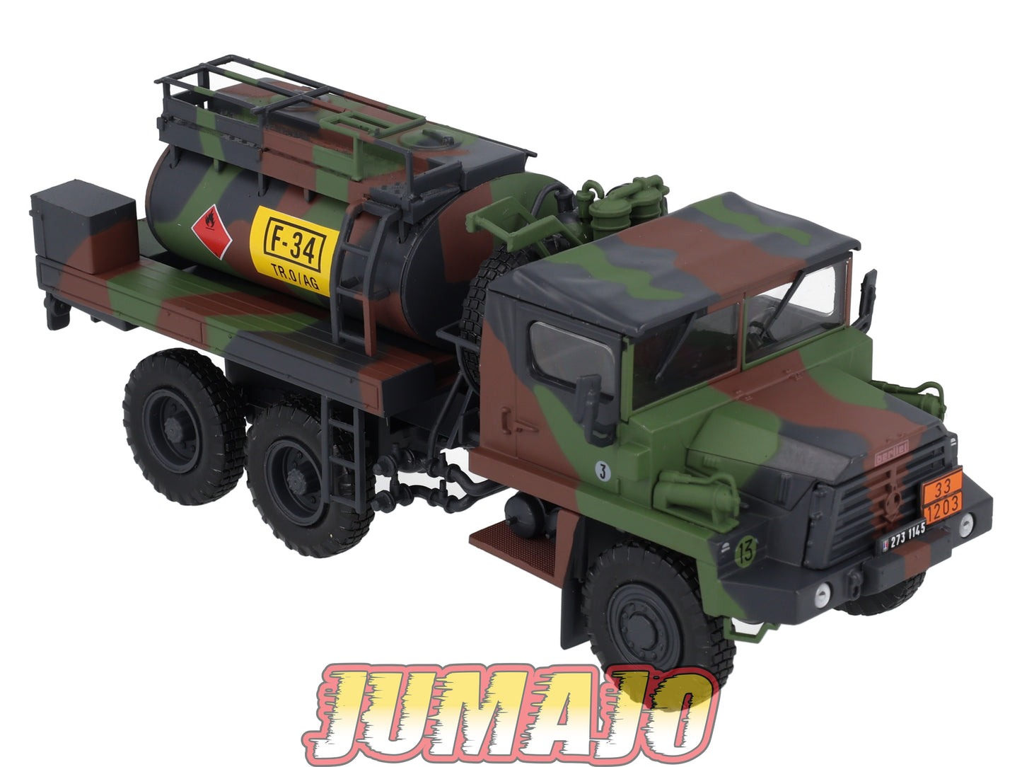 BER90 CAMIONS 1/43 Hachette IXO BERLIET GBC 8 KT Citerne militaire