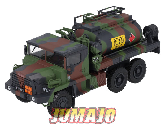 BER90 CAMIONS 1/43 Hachette IXO BERLIET GBC 8 KT Citerne militaire