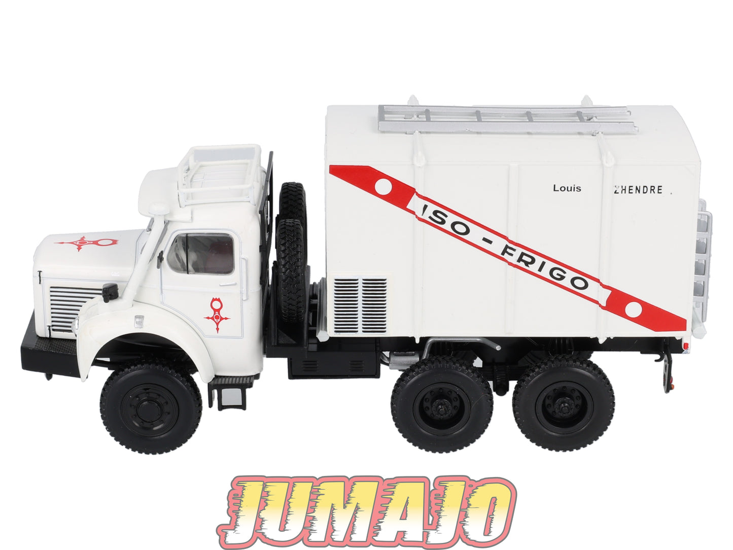 BER95 CAMIONS 1/43 Hachette IXO BERLIET GBC 8 M Mission Tenere frigorifique