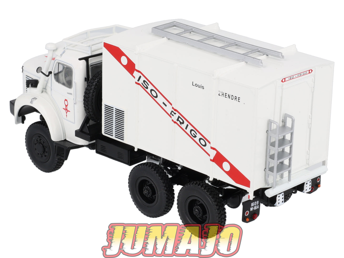 BER95 CAMIONS 1/43 Hachette IXO BERLIET GBC 8 M Mission Tenere frigorifique